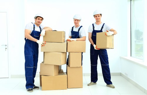 Furniture handling during a removals service in Ilford