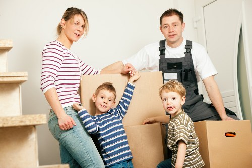 House movers preparing a residential move in Ilford