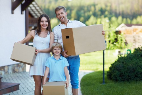 Local moving van prepared for removals in Ilford