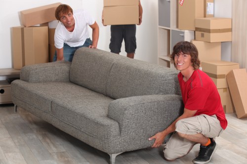 Local movers navigating residential streets and parking in Ilford