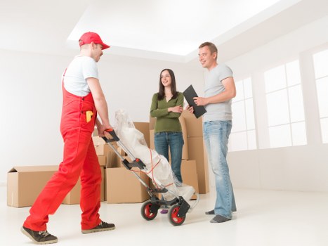 Packing and loading furniture for a flat move in Ilford