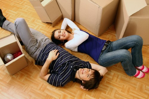 Removal of bulky sofas and beds from an Ilford property