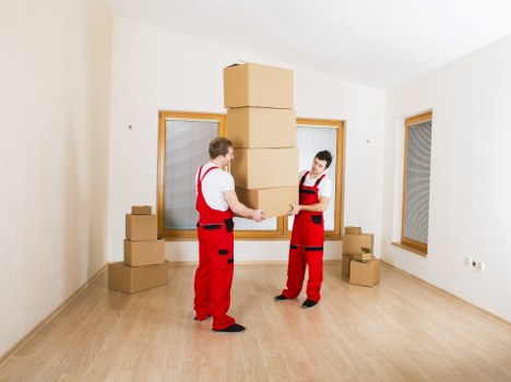 Commercial furniture and equipment prepared for an Ilford office relocation