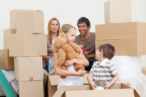 Local office movers preparing a commercial relocation in Ilford